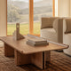 Audo Eave Seamline Lounge Chair in Siennatonal 12 — lifestyle, with Conrad Lounge Table, Tile Rug