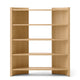 Audo Crescent Shelving H173 in lacquered oak — packshot, detail