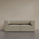 Audo Eave Modular Sofa 96 2 Seater Configuration 1 in Bouclé 02 — studio