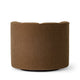 Audo Eave Seamline Lounge Chair in Logan Nutmeg — packshot, detail