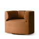 Audo Eave Seamline Lounge Chair in Siennatonal 06 — packshot, detail