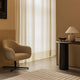 Audo Harbour Lounge Chair Swivel — lifestyle, with Eclipse Desk, Torso Table Lamp