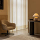 Audo Harbour Lounge Chair Swivel — lifestyle, with Eclipse Desk, Torso Table Lamp