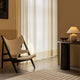 Audo Tile Rug with Brasilia Lounge Chair, Ottoman and Eclipse Desk — lifestyle