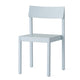 Audo Mauro Dining Chair Wood Veneer Seat in Linen Blue — packshot