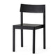 Audo Mauro Dining Chair Wood Veneer Seat in Black Oak — packshot