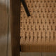 Audo Mauro Dining Chair Paper Cord Seat — lifestyle, detail