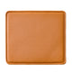 Audo Mauro Dining Chair Seat Cushion in Madras Cognac — packshot
