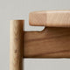 Audo Passage Stool in Natural Oak — lifestyle, detail