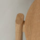 Audo Passage Stool in Natural Oak — lifestyle, detail