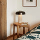 Audo Passage Stool in Natural Oak — lifestyle, bedroom
