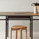 Audo Passage Stool in Natural Oak — lifestyle