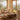 Audo The Penguin Wooden Lounge Chair Upholstered in Logan Fossil — studio, with Conrad Lounge Table, Tile Rug and Eave Seamline Lounge Chair