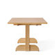 Audo Puffin Dining Table Rectangular 200cm in Oak Veneer — packshot, detail