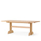 Audo Puffin Dining Table Rectangular 200cm in Solid Oak — packshot