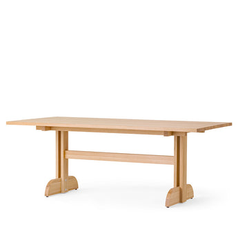 Audo Puffin Dining Table Rectangular 200cm in Solid Oak — packshot