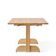 Audo Puffin Dining Table Rectangular 200cm in Solid Oak — packshot, detail