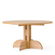 Audo Puffin Dining Table Round D140cm in Oak Veneer — packshot