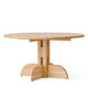 Audo Puffin Dining Table Round D140cm in Solid Oak — packshot