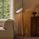 Audo Wing Floor Lamp with Tile Rug, Eave Modular Sofa and Pavot Bowl — lifestyle