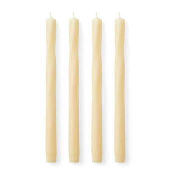 Audo Twist Tapered Candles x4