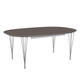 Fritz Hansen Superellipse Extendable Dining Table B619 in Fenix Laminate Grey — packshot