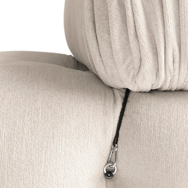 B&B Italia Camaleonda Sofa Exclusive Edition in Cream White — packshot, detail