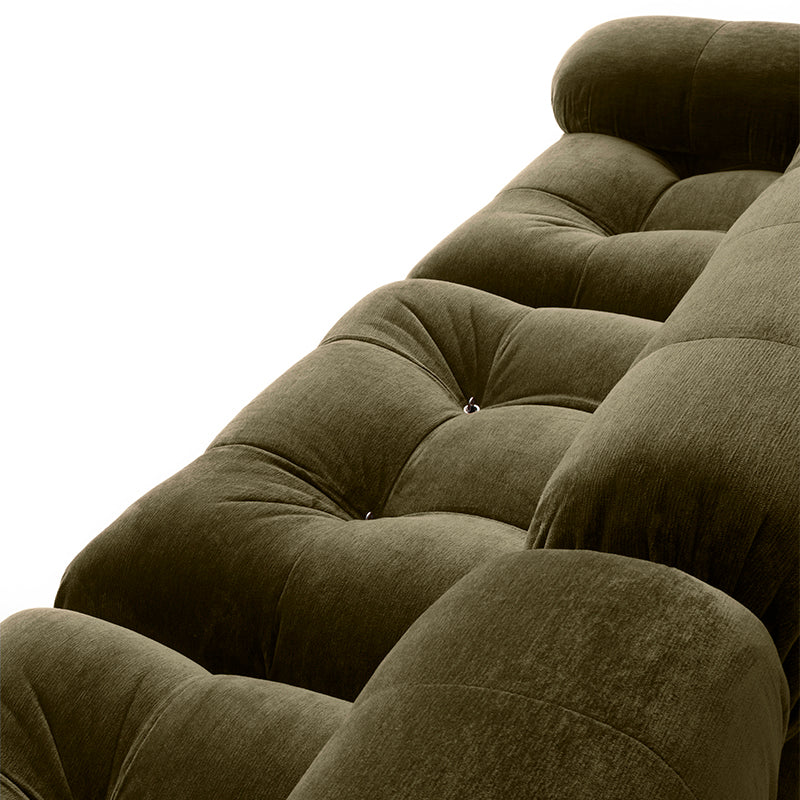 B&B Italia Camaleonda Sofa Exclusive Edition in Forest Green — packshot, detail