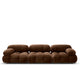 B&B Italia Camaleonda Sofa Exclusive Edition Composition 01 in Rust — packshot