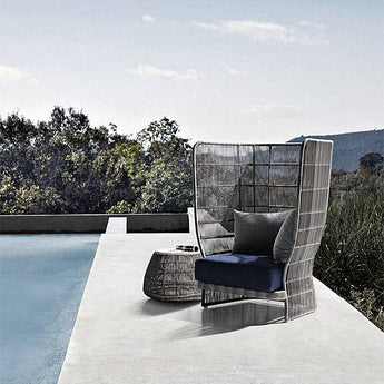 B&B Italia Canasta '13 Outdoor High Back Armchair