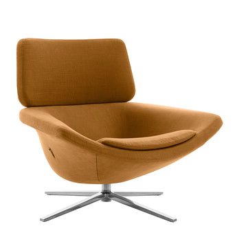 B&B Italia Metropolitan Relax Swivel Armchair — front packshot