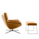 B&B Italia Metropolitan Relax Swivel Armchair — angled view 01