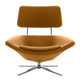 B&B Italia Metropolitan Relax Swivel Armchair — front packshot heardrest adjustment 01