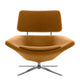 B&B Italia Metropolitan Relax Swivel Armchair — front packshot heardrest adjustment 02