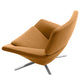B&B Italia Metropolitan Relax Swivel Armchair — detail, headrest and backrest