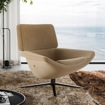 B&B Italia Metropolitan Relax Swivel Armchair — lifestyle 01