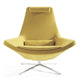 B&B Italia Metropolitan Swivel Lounge Chair ME100_1 — four-spoke star base, front view