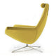 B&B Italia Metropolitan Swivel Lounge Chair ME100_1 — four-spoke star base, aside view