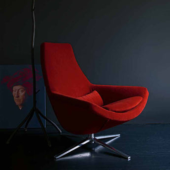 B&B Italia Metropolitan Swivel Lounge Armchair ME100