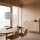 Carl Hansen EK61 Opal Pendant Light 240mm — lifestyle, with BM0057 Sideboard, OW224 and PK1