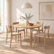  Carl Hansen Dining Set - BM0121 Table & 4 CH23 Chairs in Oak Oil — lifestyle