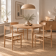 Carl Hansen Dining Set - BM0121 Table & 4 CH36 Chairs in Oak Oil — lifestyle