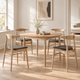 Carl Hansen Dining Set - BM0121 Table & 4 CH33 Chairs in Oak Soap — lifestyle
