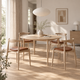 Carl Hansen Dining Set - BM0121 Table & 4 CH20 Chairs in Oak Soap — packshot