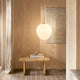Carl Hansen MT221 Tulip Pendant 360mm with BM0488S bench — lifestyle, lit