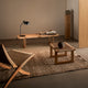 Carl Hansen BM0489S Table Bench Short in Oak Oil — lifestyle