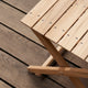 Carl Hansen BM5868 Outdoor Side Table in Teak — lifestyle, detail