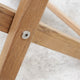 Carl Hansen BM5868 Outdoor Side Table in Teak — lifestyle, detail