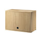 String System Cabinet Flip Door in Oak (Clear Lacquer) W58cm — packshot