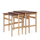 Carl Hansen CH004 Nesting Tables in Oak Walnut Oil — packshot